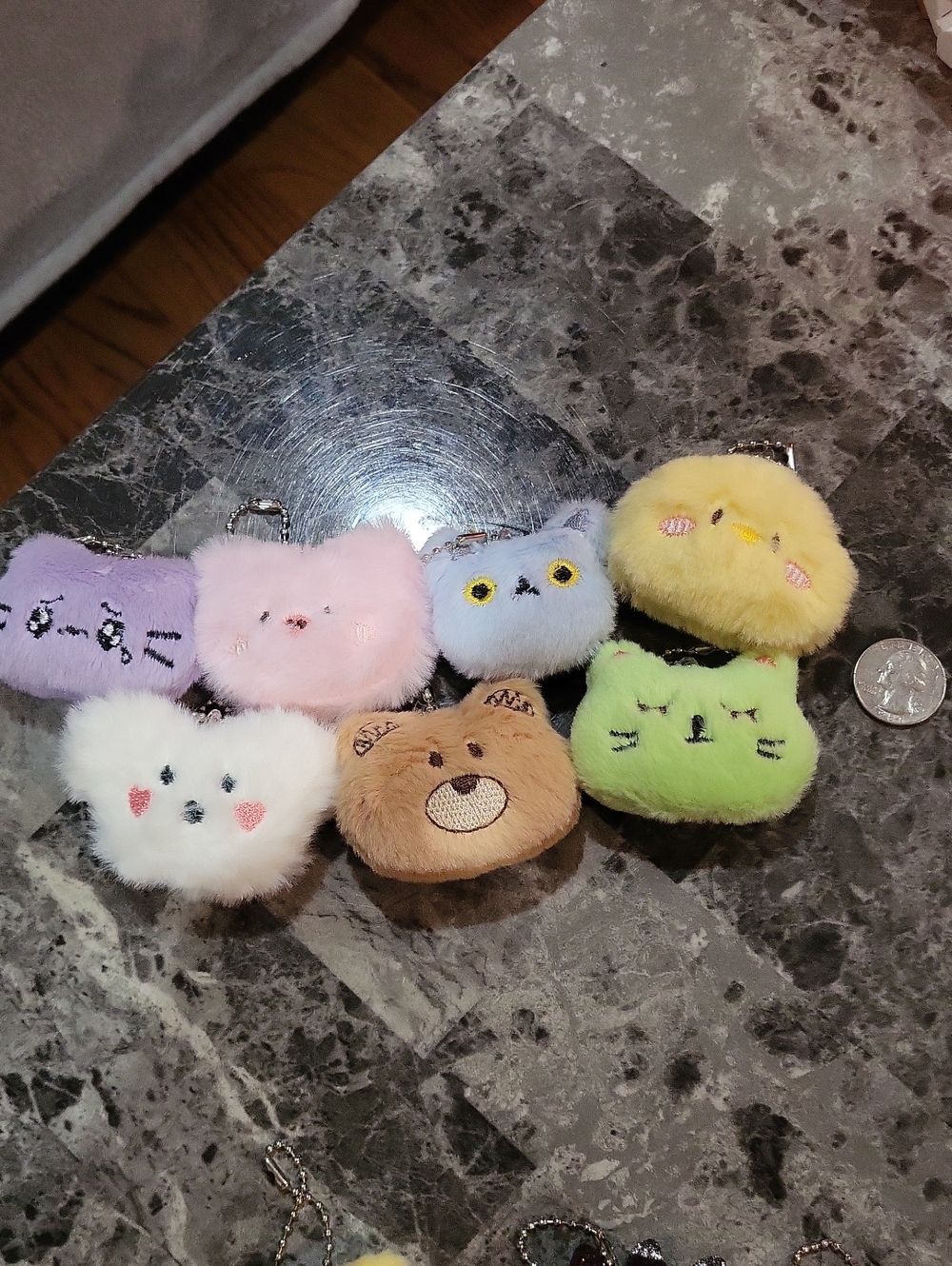 Handmade Plushy Keychains